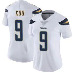 Women's Younghoe Koo Los Angeles Chargers No.9 Limited Vapor Untouchable Jersey - White