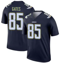 Youth Antonio Gates Los Angeles Chargers No.85 Legend Jersey - Navy