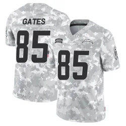 Youth Antonio Gates Los Angeles Chargers No.85 Limited 2024 Salute to Service Jersey - Arctic Camo
