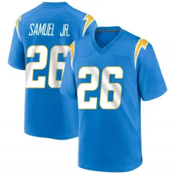 Youth Asante Samuel Jr. Los Angeles Chargers No.26 Game Powder Alternate Jersey - Blue