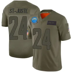 Youth Benjamin St-Juste Los Angeles Chargers No.24 Limited 2019 Salute to Service Jersey - Camo