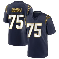 Youth Bradley Bozeman Los Angeles Chargers No.75 Game Team Color Jersey - Navy