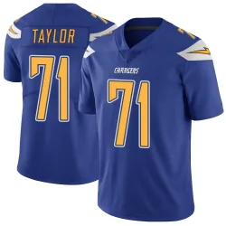 Youth Branson Taylor Los Angeles Chargers No.71 Limited Color Rush Vapor Untouchable Jersey - Royal