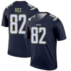 Youth Brenden Rice Los Angeles Chargers No.82 Legend Jersey - Navy