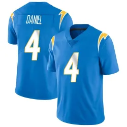 Youth Chase Daniel Los Angeles Chargers No.4 Limited Powder Vapor Untouchable Alternate Jersey - Blue