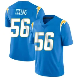 Youth Chris Collins Los Angeles Chargers No.56 Limited Powder Vapor Untouchable Alternate Jersey - Blue