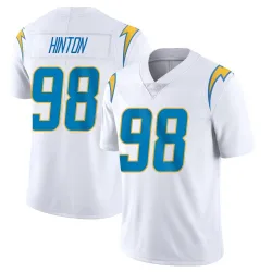 Youth Christopher Hinton Los Angeles Chargers No.98 Limited Vapor Untouchable Jersey - White