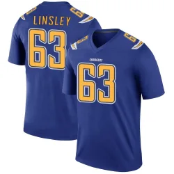 Youth Corey Linsley Los Angeles Chargers No.63 Legend Color Rush Jersey - Royal