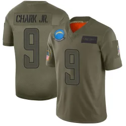 Youth DJ Chark Jr. Los Angeles Chargers No.9 Limited 2019 Salute to Service Jersey - Camo