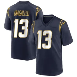Youth DJ Uiagalelei Los Angeles Chargers No.13 Game Team Color Jersey - Navy