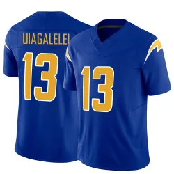Youth DJ Uiagalelei Los Angeles Chargers No.13 Limited Vapor F.U.S.E. Jersey - Royal
