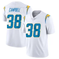 Youth Dalevon Campbell Los Angeles Chargers No.38 Limited Vapor Untouchable Jersey - White