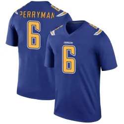 Youth Denzel Perryman Los Angeles Chargers No.6 Legend Color Rush Jersey - Royal