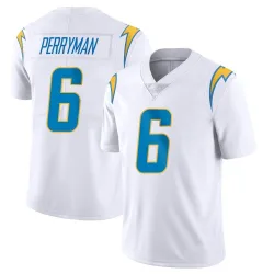 Youth Denzel Perryman Los Angeles Chargers No.6 Limited Vapor Untouchable Jersey - White