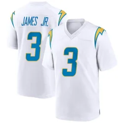 Youth Derwin James Jr. Los Angeles Chargers No.3 Game Jersey - White