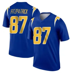 Youth Dez Fitzpatrick Los Angeles Chargers No.87 Legend 2nd Alternate Jersey - Royal