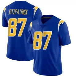 Youth Dez Fitzpatrick Los Angeles Chargers No.87 Limited 2nd Alternate Vapor Jersey - Royal