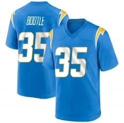 Youth Dicaprio Bootle Los Angeles Chargers No.35 Game Powder Alternate Jersey - Blue