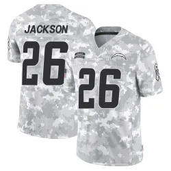 Youth Donte Jackson Los Angeles Chargers No.26 Limited 2024 Salute to Service Jersey - Arctic Camo
