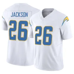 Youth Donte Jackson Los Angeles Chargers No.26 Limited Vapor F.U.S.E. Jersey - White