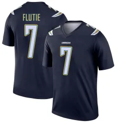 Youth Doug Flutie Los Angeles Chargers No.7 Legend Jersey - Navy