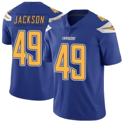 Youth Eddie Jackson Los Angeles Chargers No.49 Limited Color Rush Vapor Untouchable Jersey - Royal