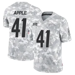 Youth Eli Apple Los Angeles Chargers No.41 Limited 2024 Salute to Service Jersey - Arctic Camo