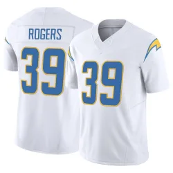 Youth Eric Rogers Los Angeles Chargers No.39 Limited Vapor F.U.S.E. Jersey - White