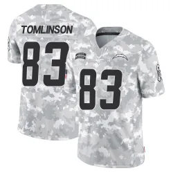 Youth Eric Tomlinson Los Angeles Chargers No.83 Limited 2024 Salute to Service Jersey - Arctic Camo