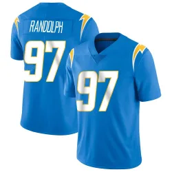Youth Garmon Randolph Los Angeles Chargers No.97 Limited Powder Vapor Untouchable Alternate Jersey - Blue