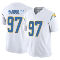 Youth Garmon Randolph Los Angeles Chargers No.97 Limited Vapor F.U.S.E. Jersey - White