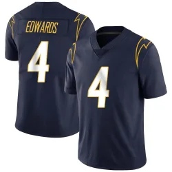 Youth Gus Edwards Los Angeles Chargers No.4 Limited Team Color Vapor Untouchable Jersey - Navy