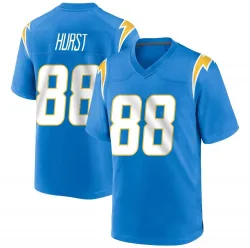 Youth Hayden Hurst Los Angeles Chargers No.88 Game Powder Alternate Jersey - Blue