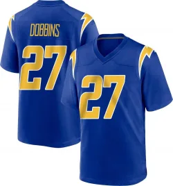Youth J.K. Dobbins Los Angeles Chargers No.27 Game 2nd Alternate Jersey - Royal