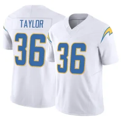 Youth Ja'Sir Taylor Los Angeles Chargers No.36 Limited Vapor F.U.S.E. Jersey - White