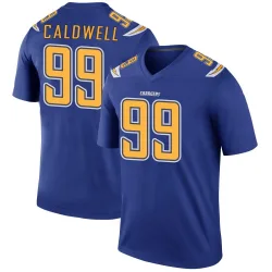 Youth Jamaree Caldwell Los Angeles Chargers No.99 Legend Color Rush Jersey - Royal