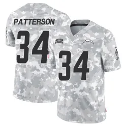 Youth Jaret Patterson Los Angeles Chargers No.34 Limited 2024 Salute to Service Jersey - Arctic Camo