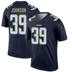 Youth Jaylen Johnson Los Angeles Chargers No.39 Legend Jersey - Navy