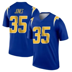 Youth Jaylen Jones Los Angeles Chargers No.35 Legend 2nd Alternate Jersey - Royal