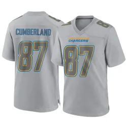 Youth Jeff Cumberland Los Angeles Chargers No.87 Game Atmosphere Fashion Jersey - Gray