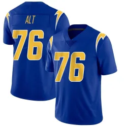 Youth Joe Alt Los Angeles Chargers No.76 Limited 2nd Alternate Vapor Jersey - Royal