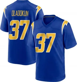 Youth Jordan Oladokun Los Angeles Chargers No.37 Game 2nd Alternate Jersey - Royal