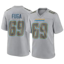 Youth Josh Fuga Los Angeles Chargers No.69 Game Atmosphere Fashion Jersey - Gray