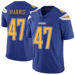 Youth Josh Harris Los Angeles Chargers No.47 Limited Color Rush Vapor Untouchable Jersey - Royal