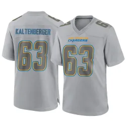 Youth Josh Kaltenberger Los Angeles Chargers No.63 Game Atmosphere Fashion Jersey - Gray