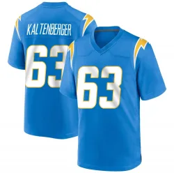 Youth Josh Kaltenberger Los Angeles Chargers No.63 Game Powder Alternate Jersey - Blue