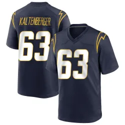 Youth Josh Kaltenberger Los Angeles Chargers No.63 Game Team Color Jersey - Navy