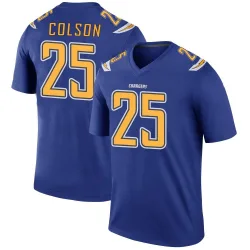 Youth Junior Colson Los Angeles Chargers No.25 Legend Color Rush Jersey - Royal