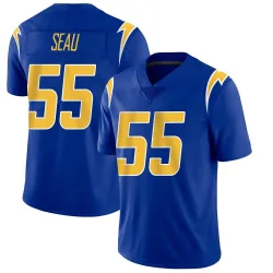 Youth Junior Seau Los Angeles Chargers No.55 Limited 2nd Alternate Vapor Jersey - Royal