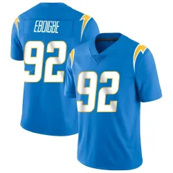 Youth Justin Eboigbe Los Angeles Chargers No.92 Limited Powder Vapor Untouchable Alternate Jersey - Blue